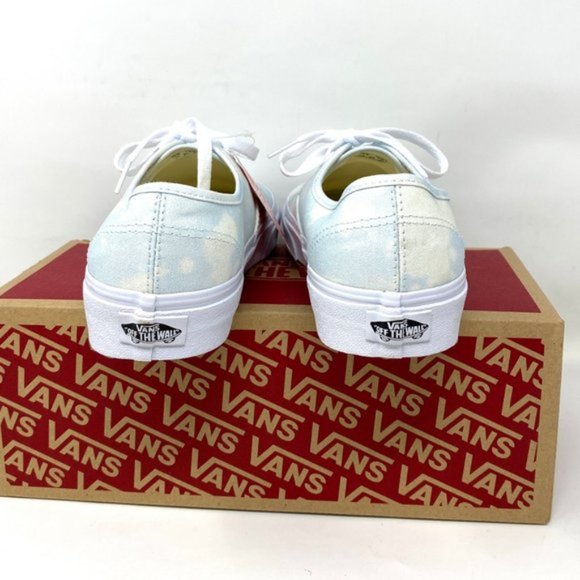 đź’–MEGA SALEđź’–VANS Women VN0A348A3XO Authentic Bleach Wash Ballad Blue Canvas - Picture 9 of 13